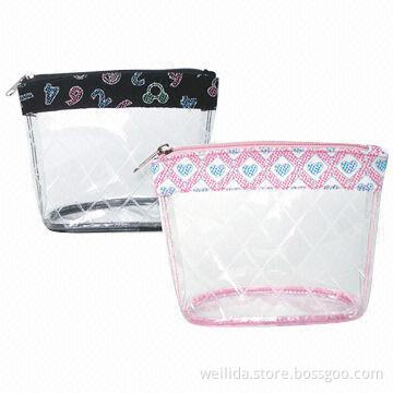PVC Cosmetic Bag, Measures 13.5 x 6.5 x 13.5cm